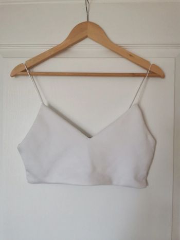 Top zara blanc
