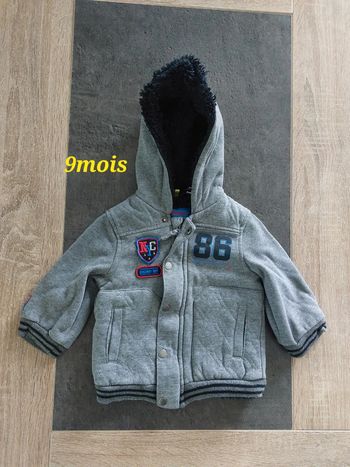 Veste à capuche hiver 👦 Orchestra 9mois