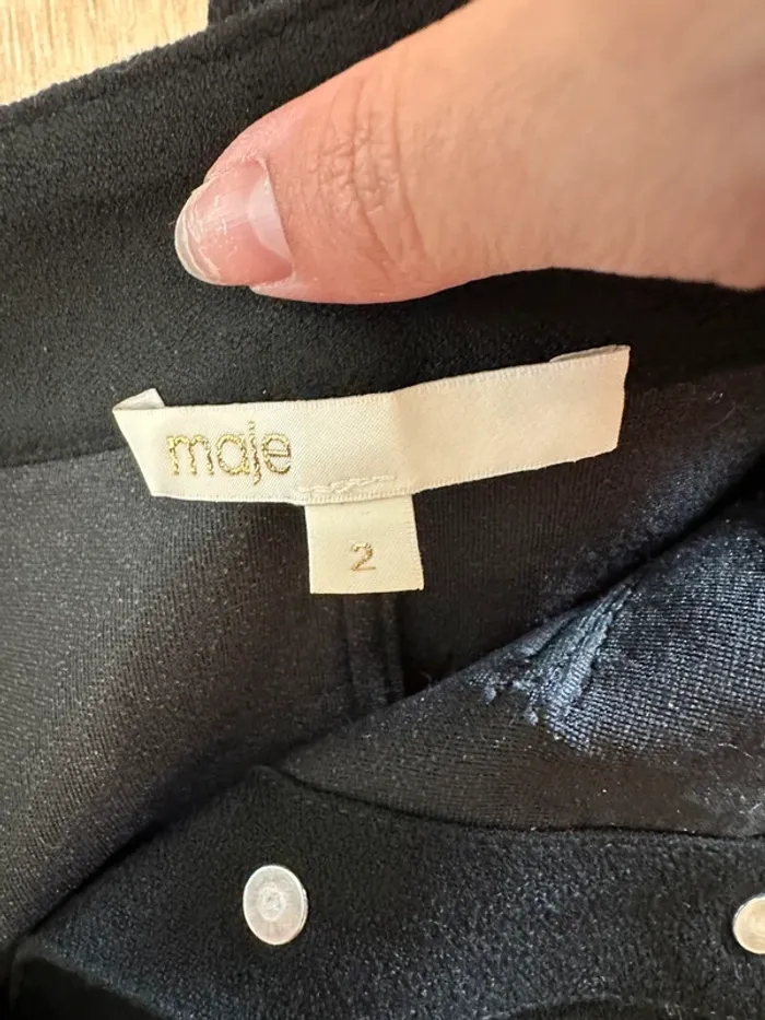 Mini jupe Maje noire taille 36 - photo numéro 4
