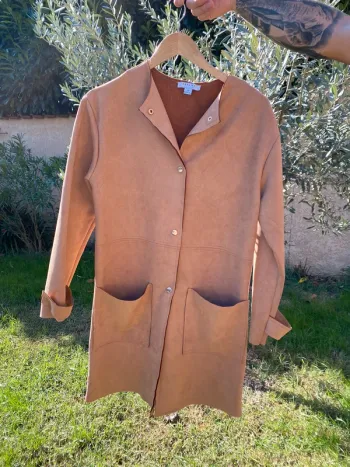 Manteau léger  daim