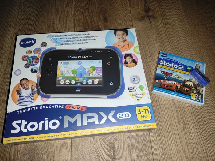 Tablette Storio max 2.0 bleue neuve + jeu cars