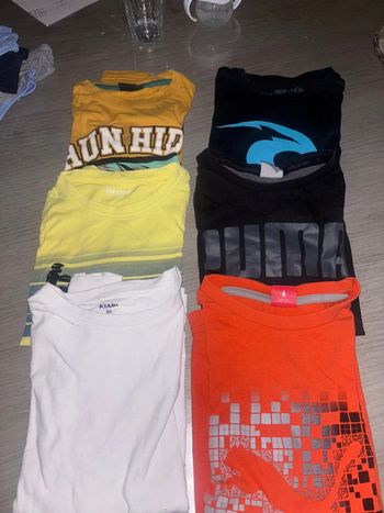 Lot t shirt 8 ans