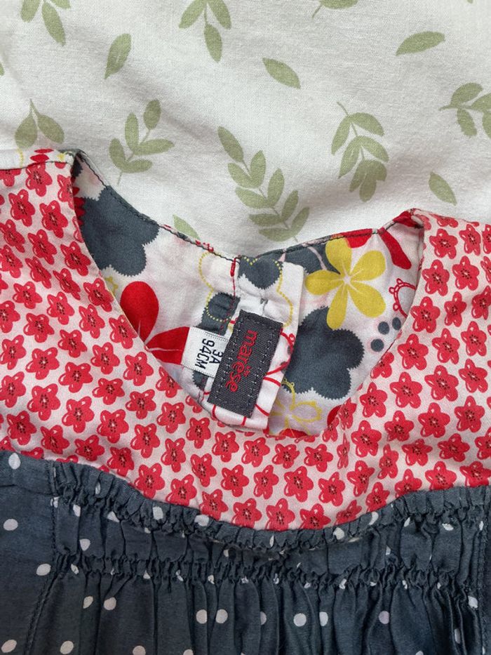blouse manches longues gris à motifs 3 ans marèse - photo numéro 6
