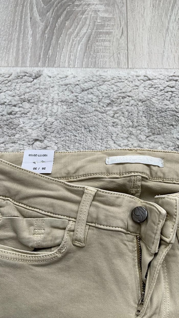 Jeans beige skinny - photo numéro 2