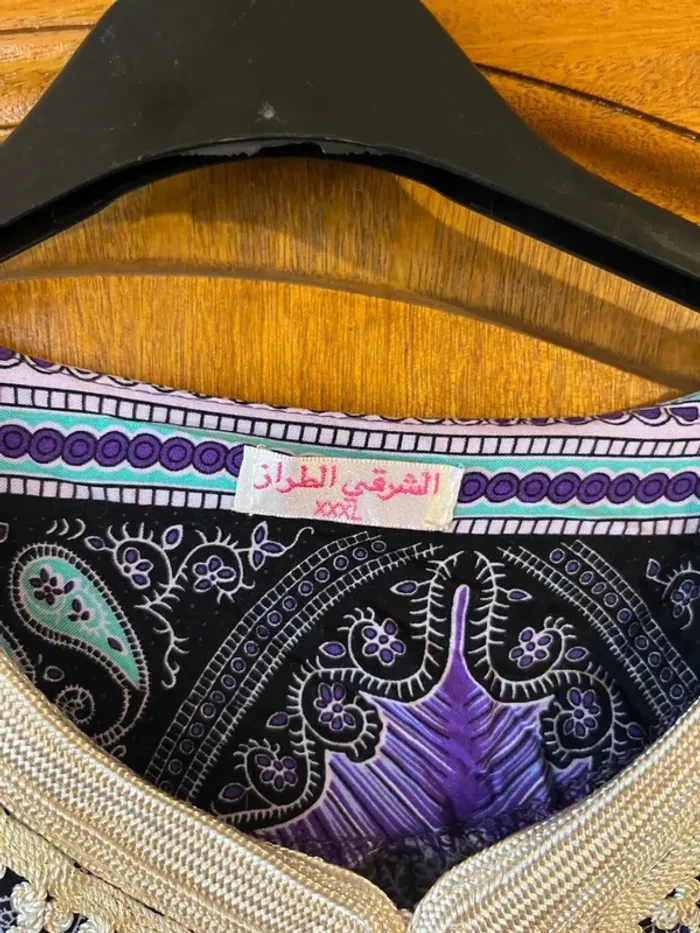 Robe/djellaba violet XXXl - photo numéro 5