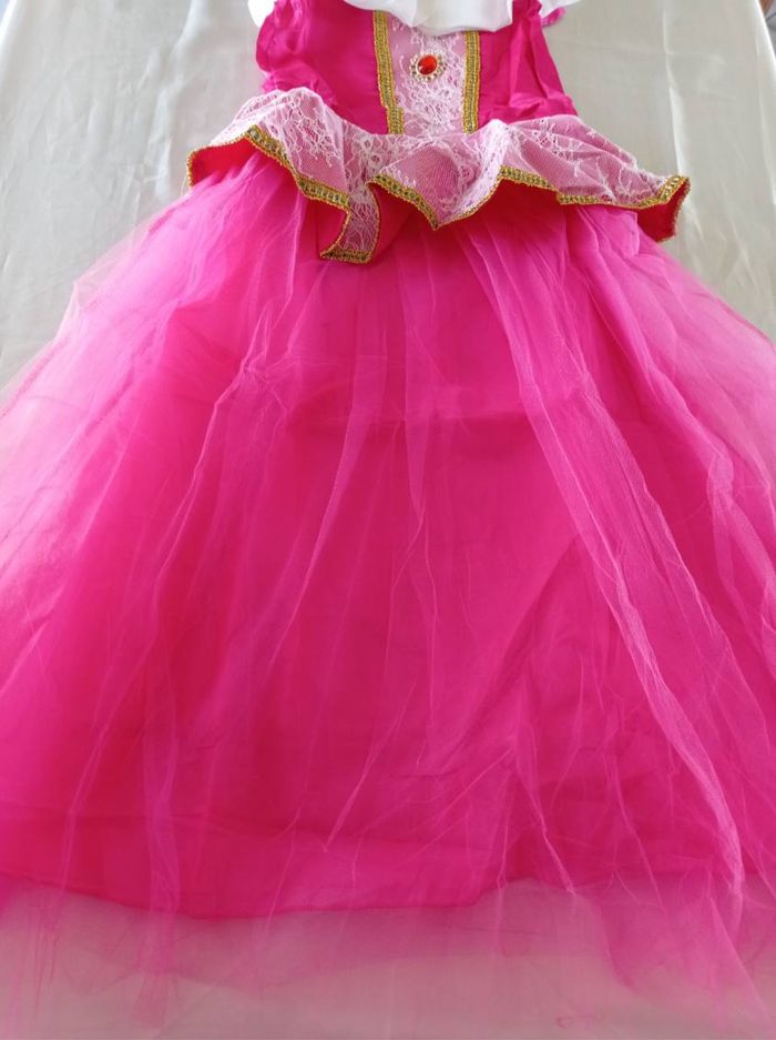 Déguisement princesse rose petit papillon 7-8ans - photo numéro 3
