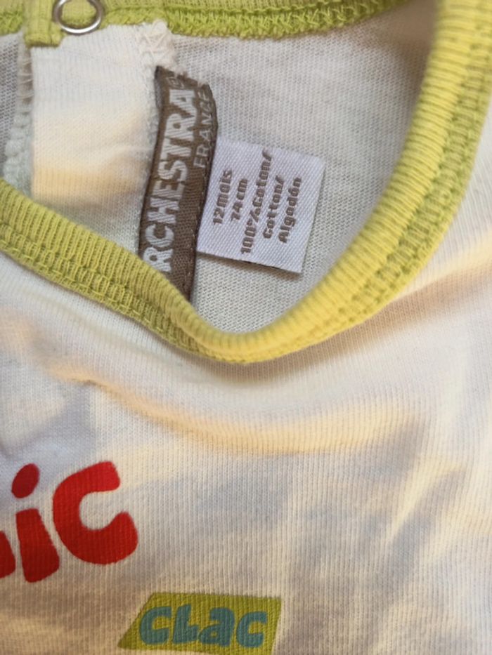 T-shirt garçon 12 mois - photo numéro 3