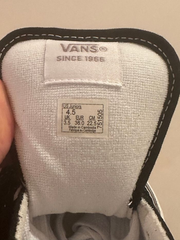 Vans Knu Skool Noir – Taille 36 - Neuf / neuve - photo numéro 6