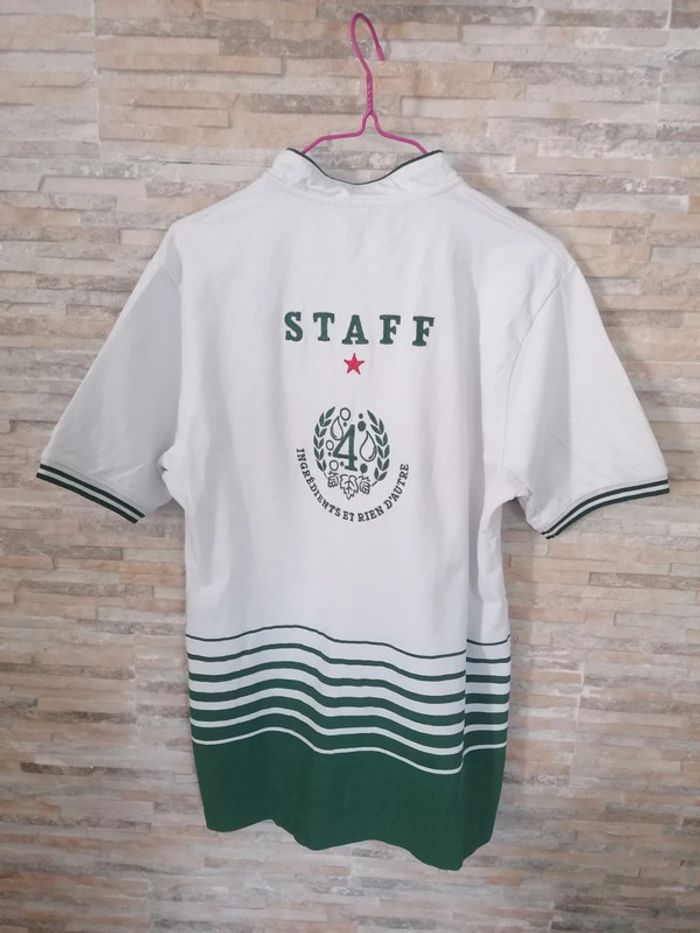 Polo Heineken staff taille M #Vêtements_hommes_krocaro #Vêtements_femmes_krocaro - photo numéro 7