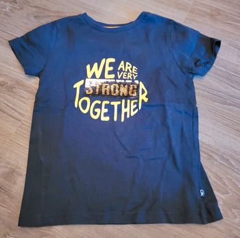 Tee-shirt bleu MC Okaidi 5 ans