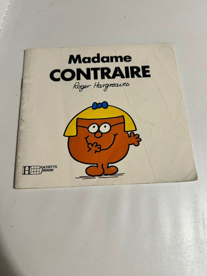 Livre madame contraire