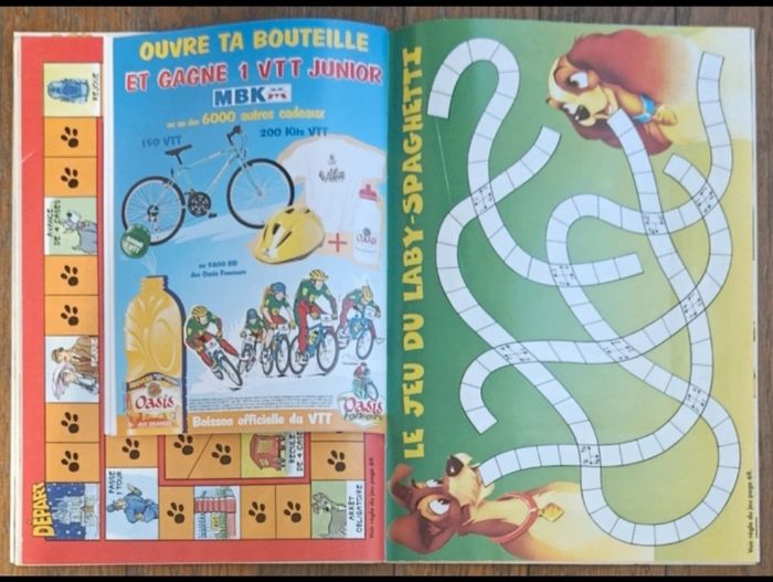 Ancien journal de mickey avec livret Oasis bd N°2350 de 1997 vintage - photo numéro 4