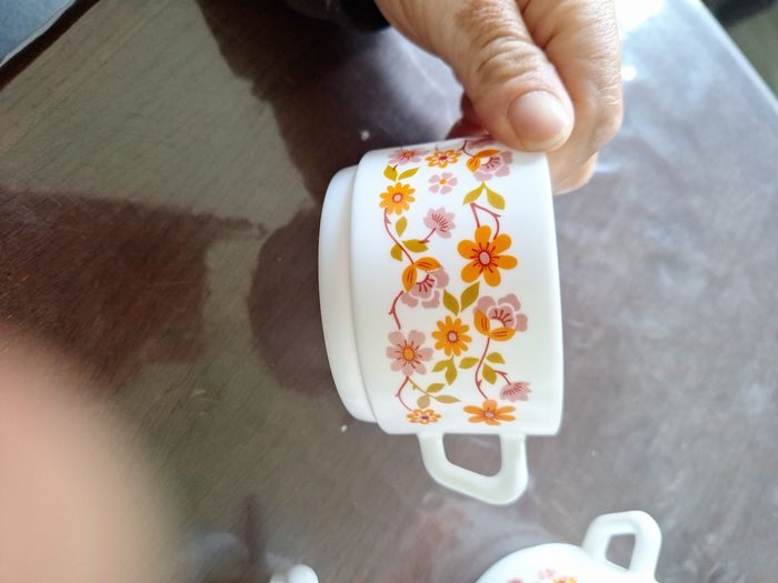 Lot de  4 grande tasse vintage Arcopal  Scania - photo numéro 2