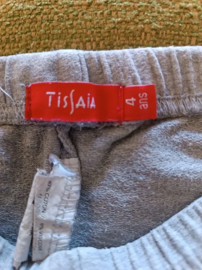 Legging gris chat Tissaia 4A - photo numéro 3