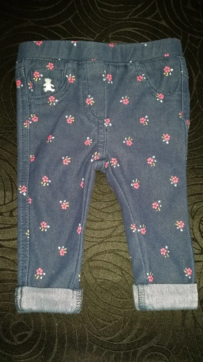 Ensemble Lulu Castagnette pull + jegging 3 mois - photo numéro 3