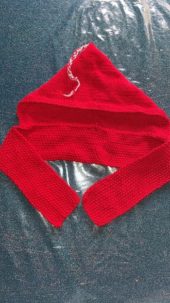 Tour de cou avec capuche fait main 12M