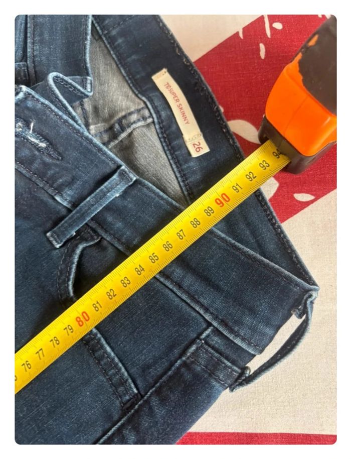 Jeans Levi’s super skinny taille 32 bleu marine - photo numéro 16