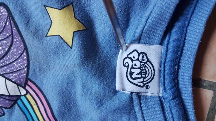 Sweat Mon Petit Poney fille 3 ans bleu - photo numéro 2