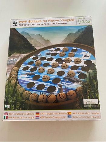 Solitaire du Fleuve Yangtse en Bois