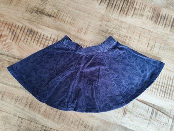 Jupe avec motifs velours 6 ans