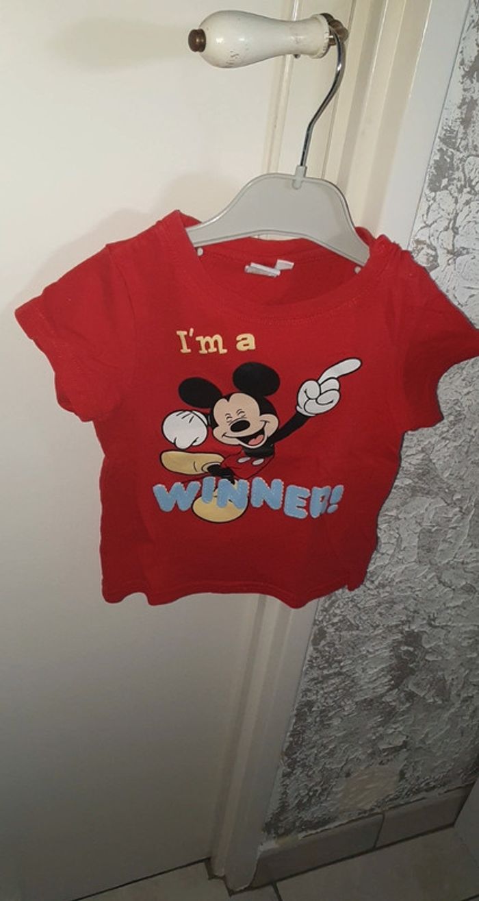T shirt mickey 18 24 mois