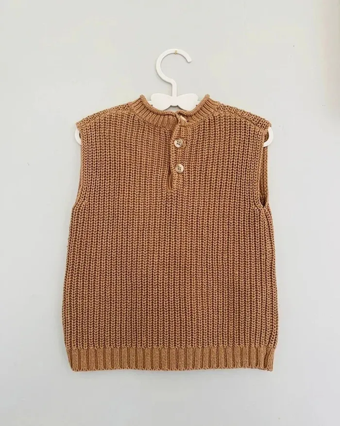 Pull sans manches en mailles 12 mois - Kiabi - photo numéro 2