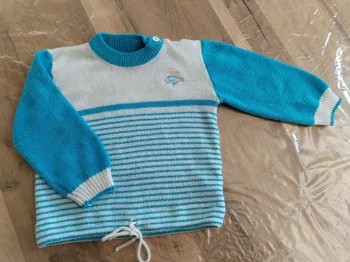 Pull garçon 12 mois vintage