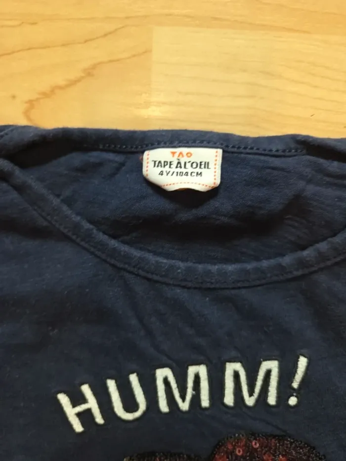 Tee shirt 4ans fille TAO - photo numéro 2