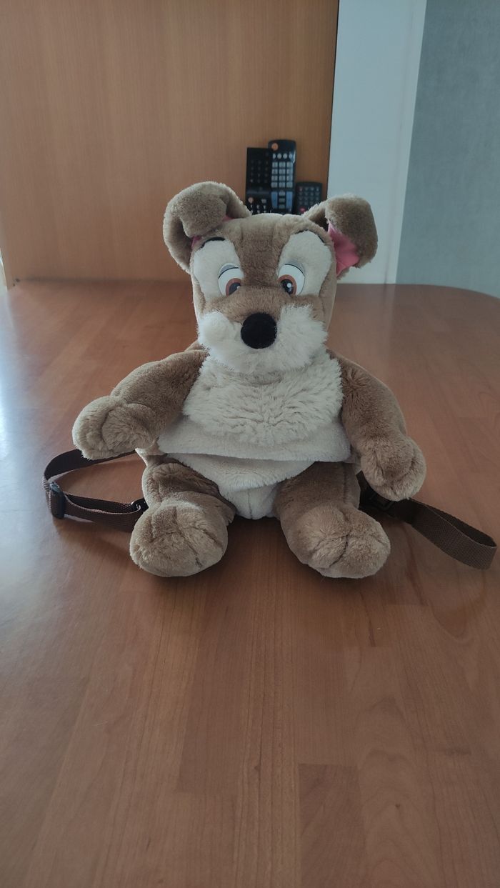 Sac à dos peluche Disney le clochard