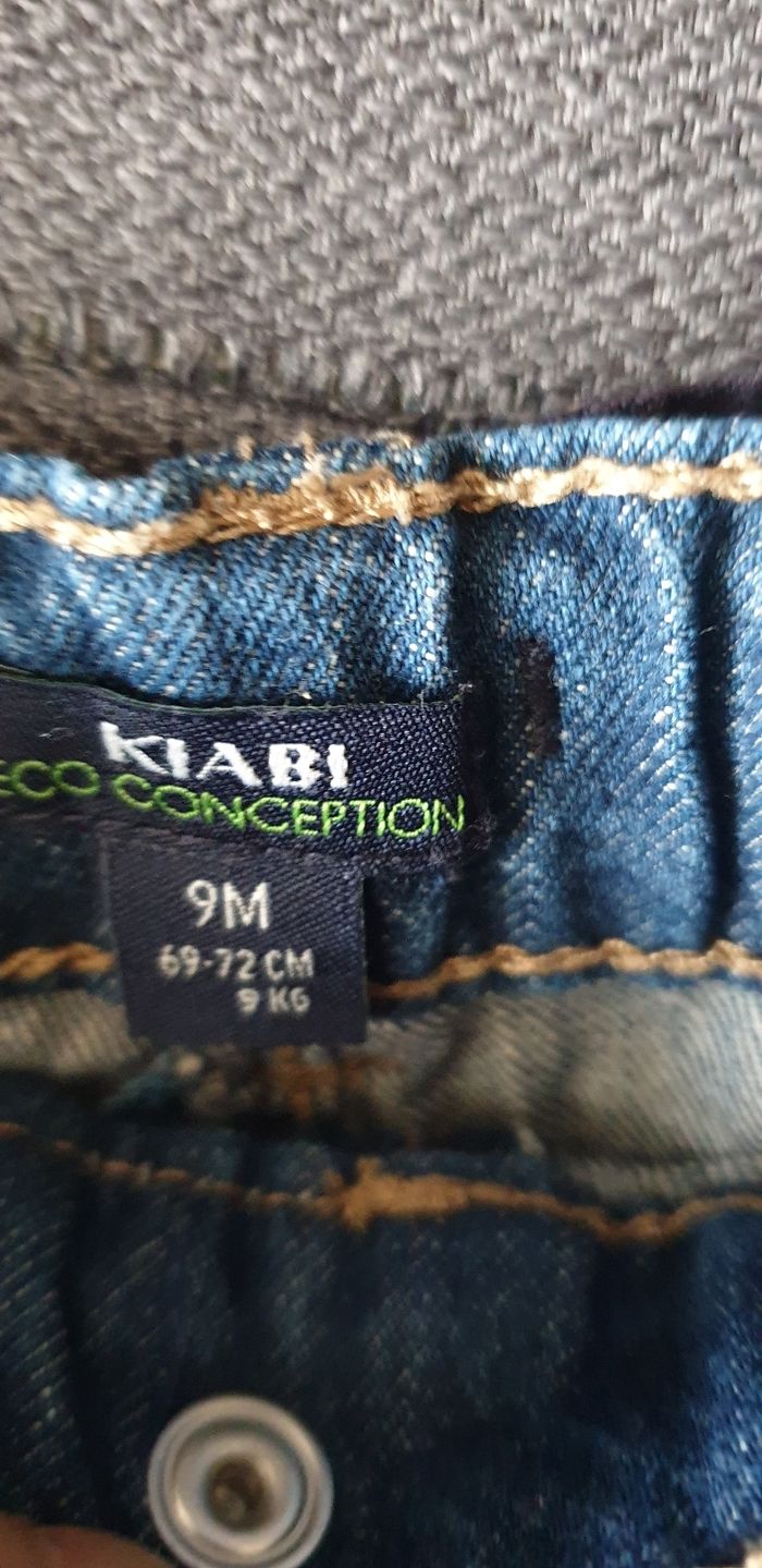 Short en jean kiabi 9 mois - photo numéro 3