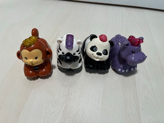 Lot de 4 tut tut animaux vtech