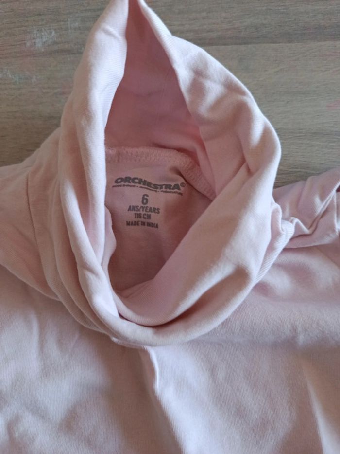 Sous pull rose pastel - photo numéro 3