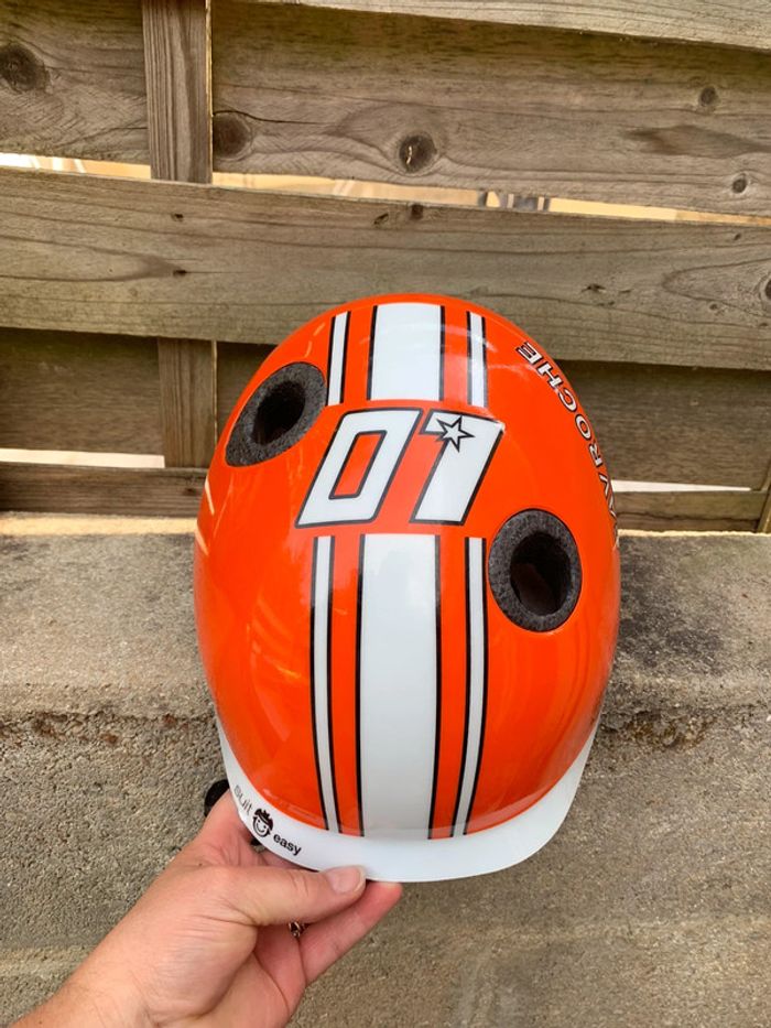 Casque orange mixte super mimi B’Twin taille 48-52 cm