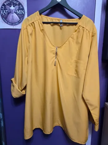 Blouse manches longues retroussables T58 Blancheporte