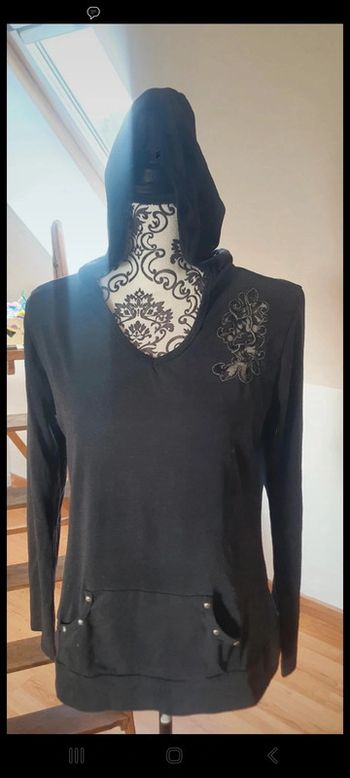 Maillot longue manche à capuche