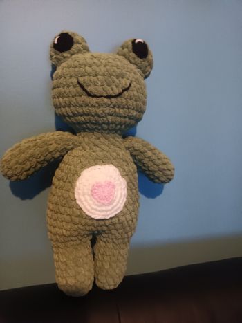 Peluche grenouille 40cm neuf 