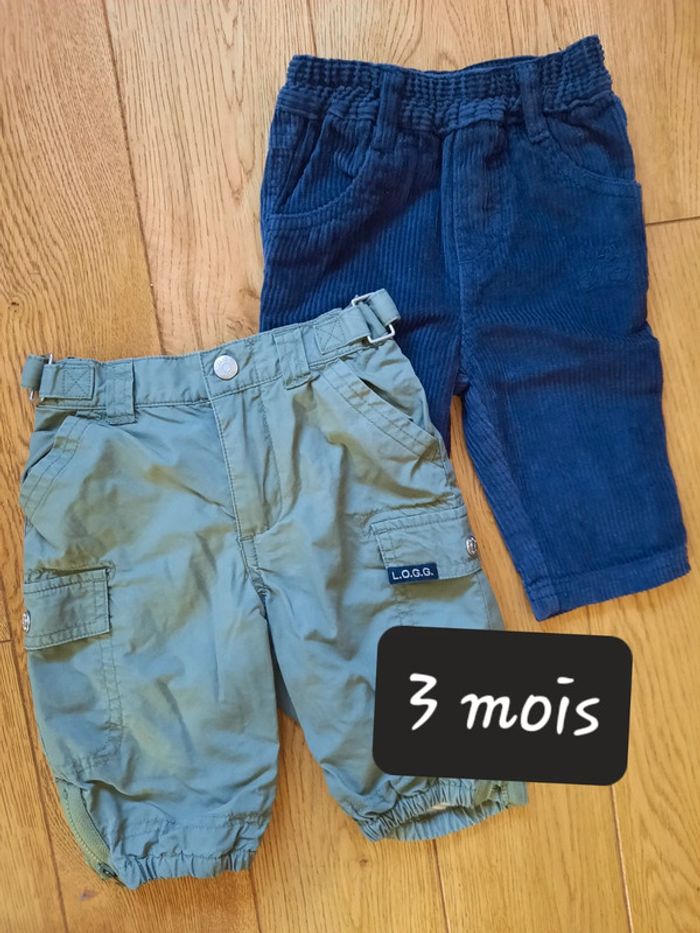 Lot de 2 pantalons hiver