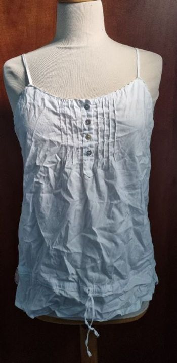 Bustier blanc à bretelles XL