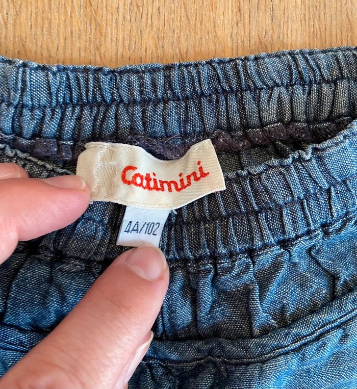 Ensemble jupe-short, teeshirt et gilet Catimini taille 4 ans - photo numéro 14