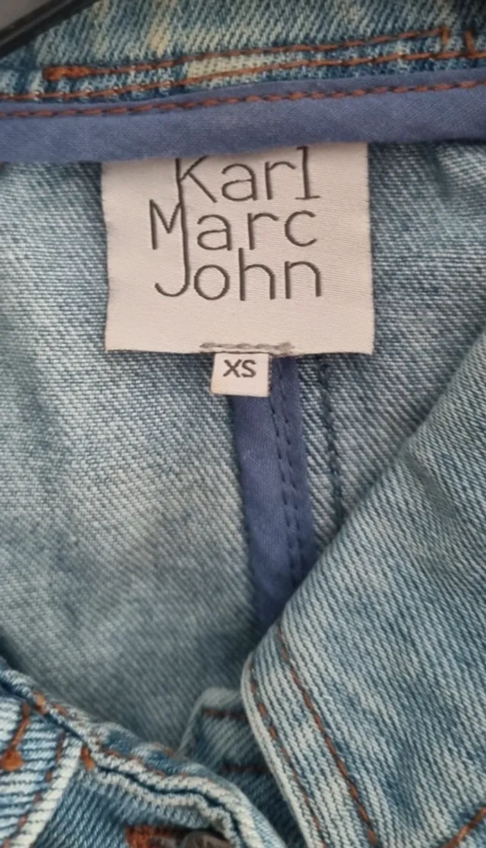 Surchemise en jean clair 36 karl Marc john - photo numéro 5