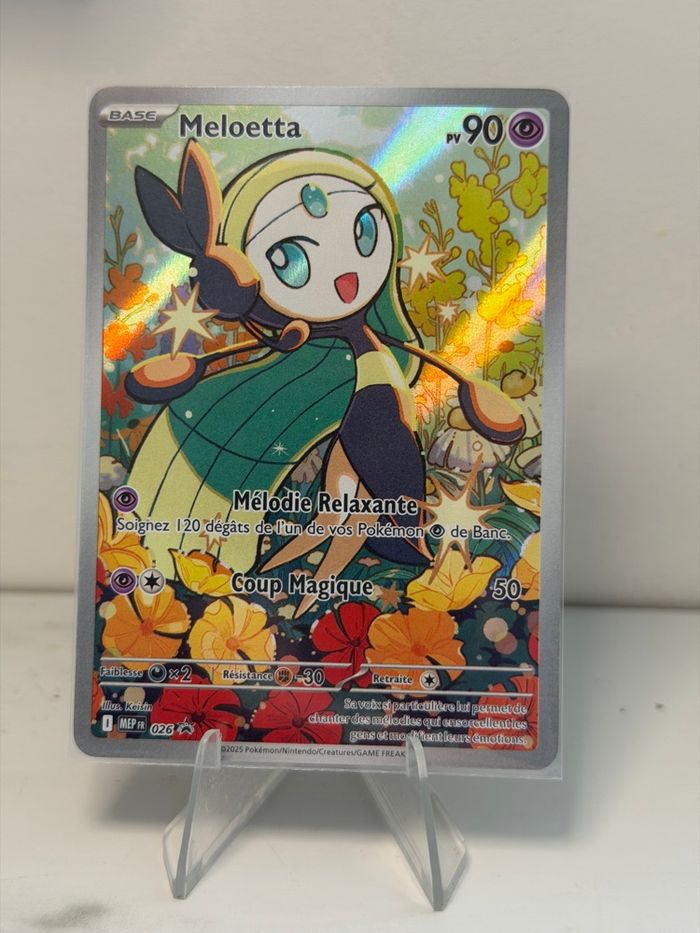 Carte promo Pokémon Meloetta MEP 026 FA