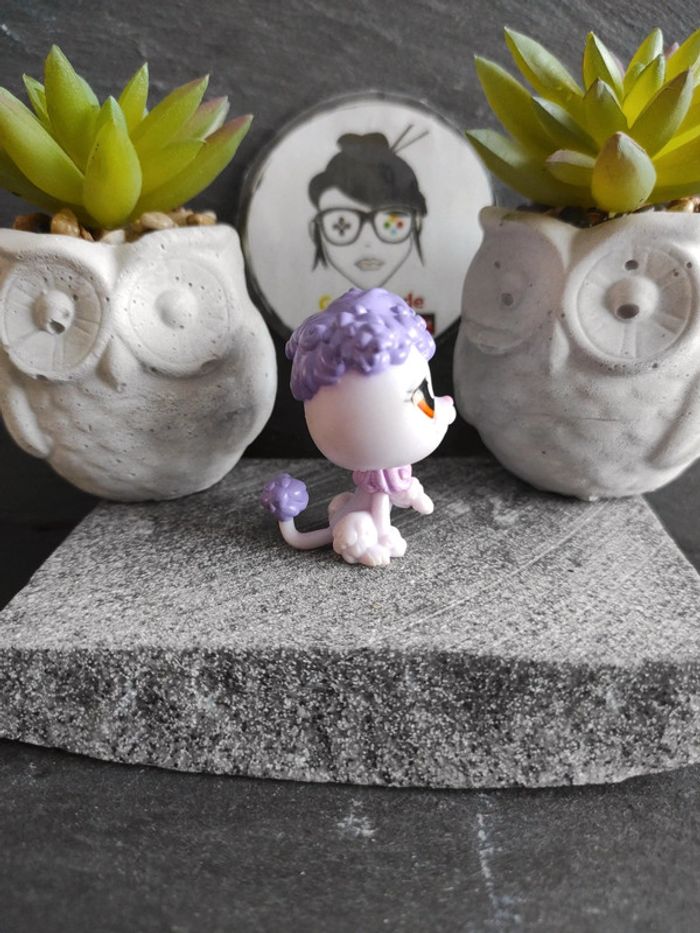 Littlest Petshop Pet Shop LPS dog chien caniche poodle 1694 #geektradelpschien - photo numéro 2