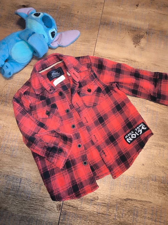 Chemise a carreaux rock
