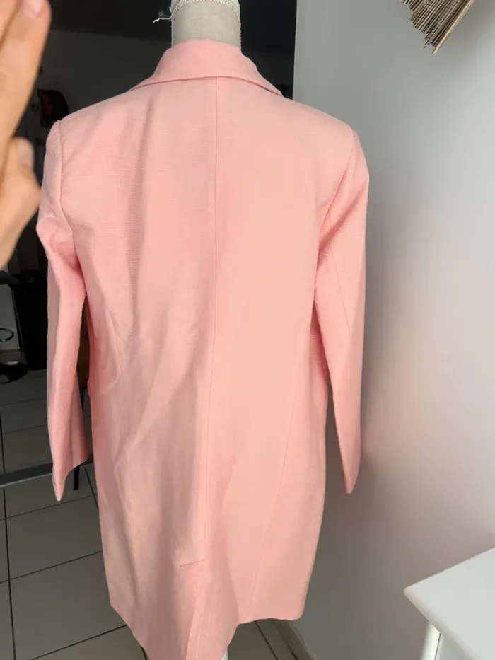 Veste longue rose Kiabi 40 - photo numéro 4