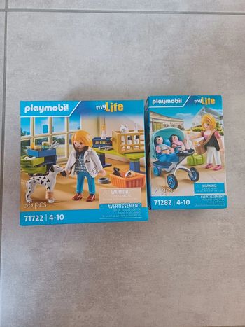 🎄Lot de 2 boîtes playmobil my life