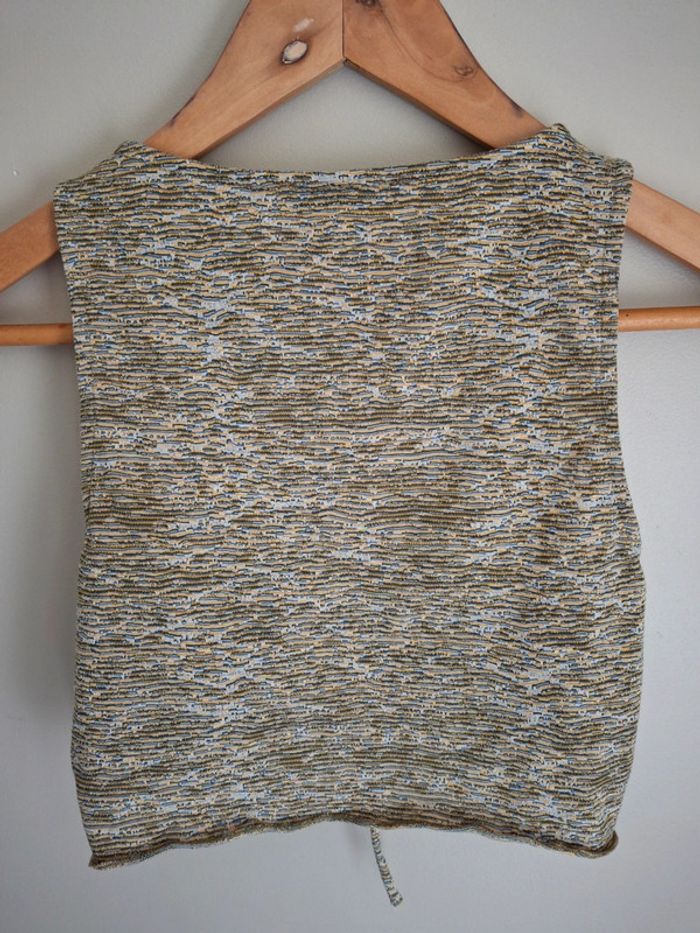 Crop top pull & Bear vert S - photo numéro 2