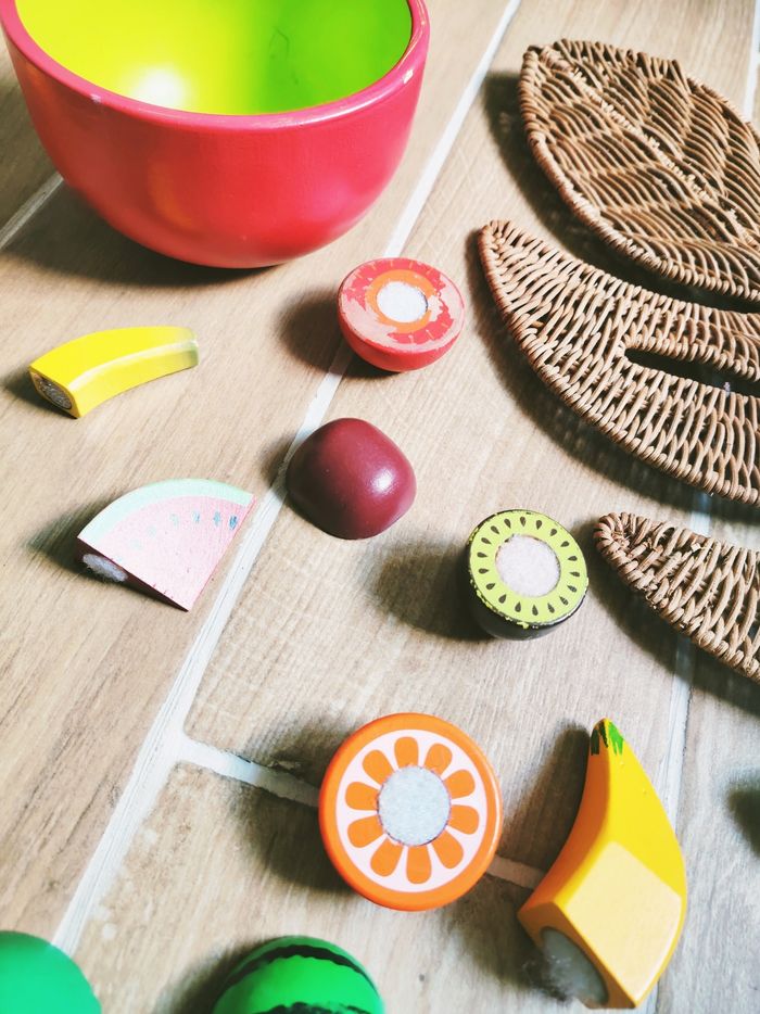 🥗Dinette saladier salade de fruits en bois marque Oxybul - photo numéro 3
