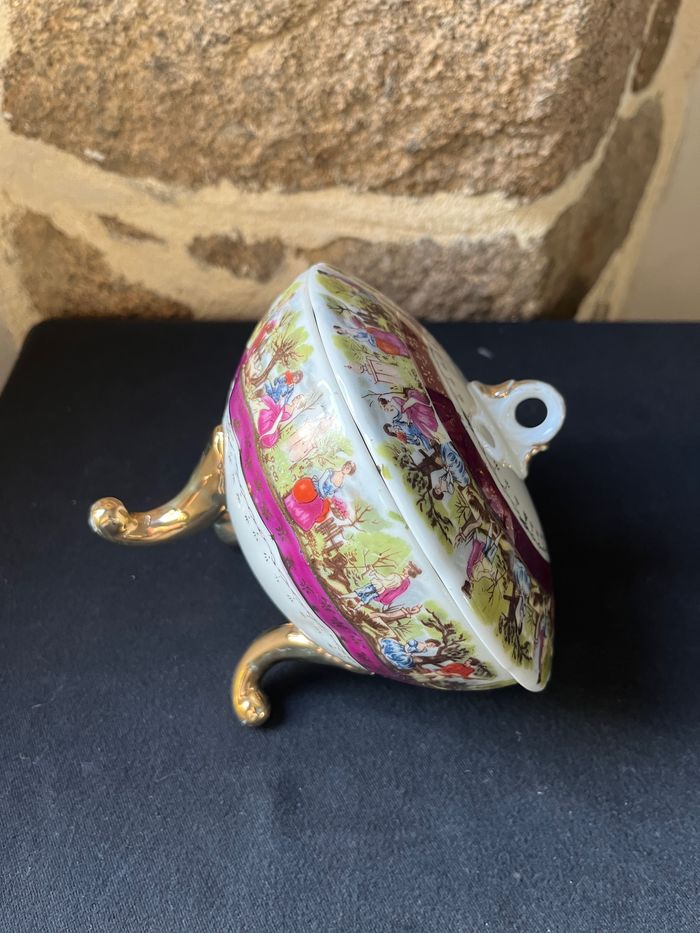 Boîte, vide poche en porcelaine Vintage - photo numéro 5