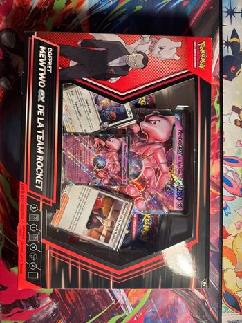 Coffret Pokémon mewtwo ex de la team rocket