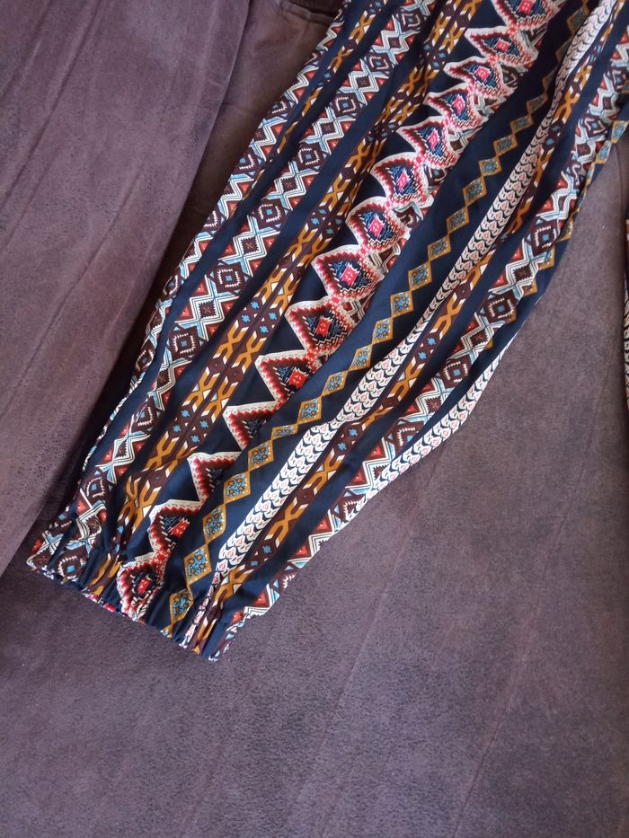 Ravissant Pantalon léger, ample et fluide Taille L "Shein" - Comme Neuf - photo numéro 3